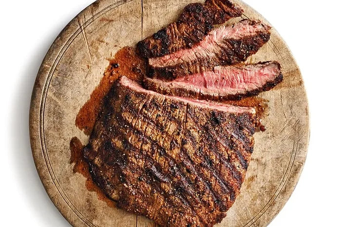 Fit Food - Espresso Spice Rubbed Grass Fed Steak, Bone Broth