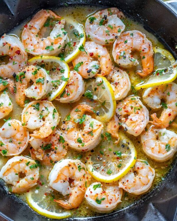 Fit Food LC Lemon Garlic Shrimp, Cauliflower Rice, Broccoli