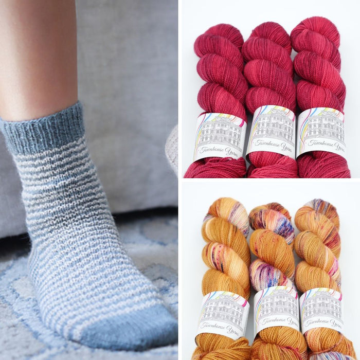 Flannel Socks Kit | Townhouse Yarns - This is Knit