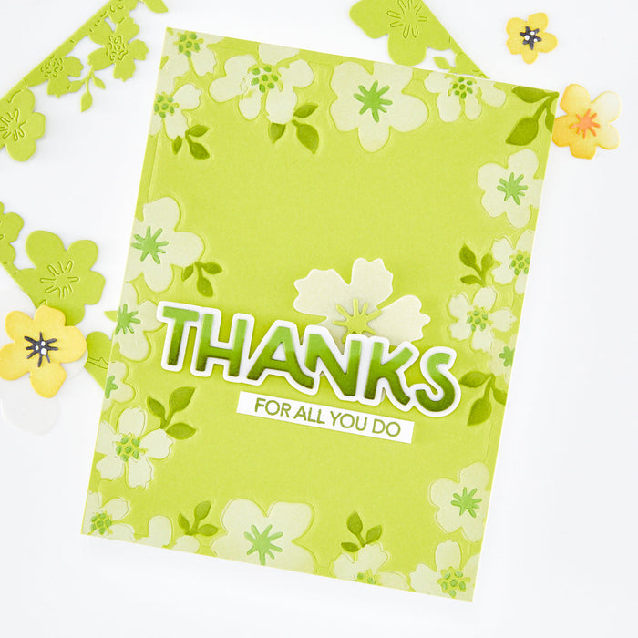 Floral Frame Die Set