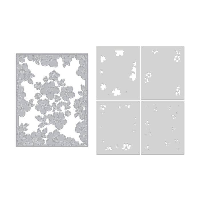 Floral Frame Die & Stencil Bundle