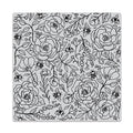Flowers & Bees Bold Prints Cling Stamp