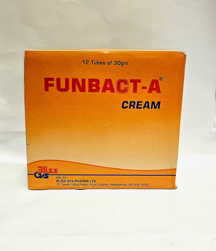 Funbact-A Triple Action Cream (30g x 12 Pack)