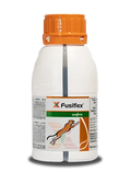 Syngenta Fusiflex Herbicide bottle contains Fluazifop-p-butyl 11.1% w/w + Fomesafen 11.1% w/w SL.