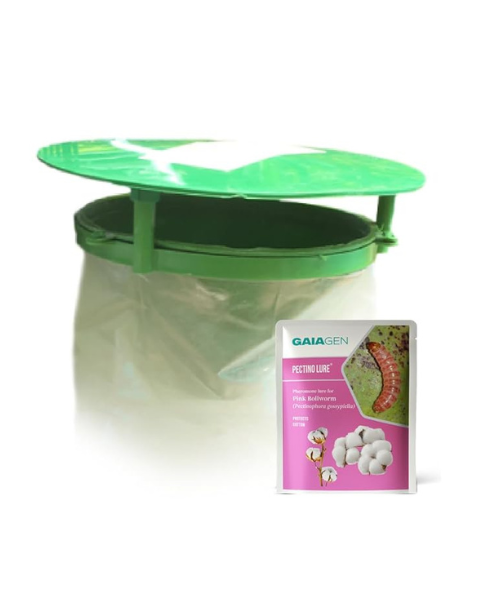 Gaiagen Pectino Lure® Combo - Pink Bollworm (Pectinophora gossypiella) - (10 Lures and 10 Fero-T® Trap)