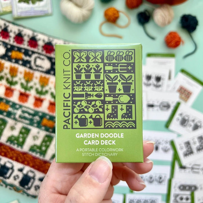Garden Doodle Card Deck (Smaller Size) | Pacific Knit Co - This is Knit