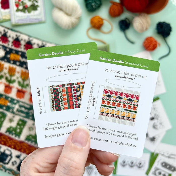 Garden Doodle Card Deck (Smaller Size) | Pacific Knit Co - This is Knit