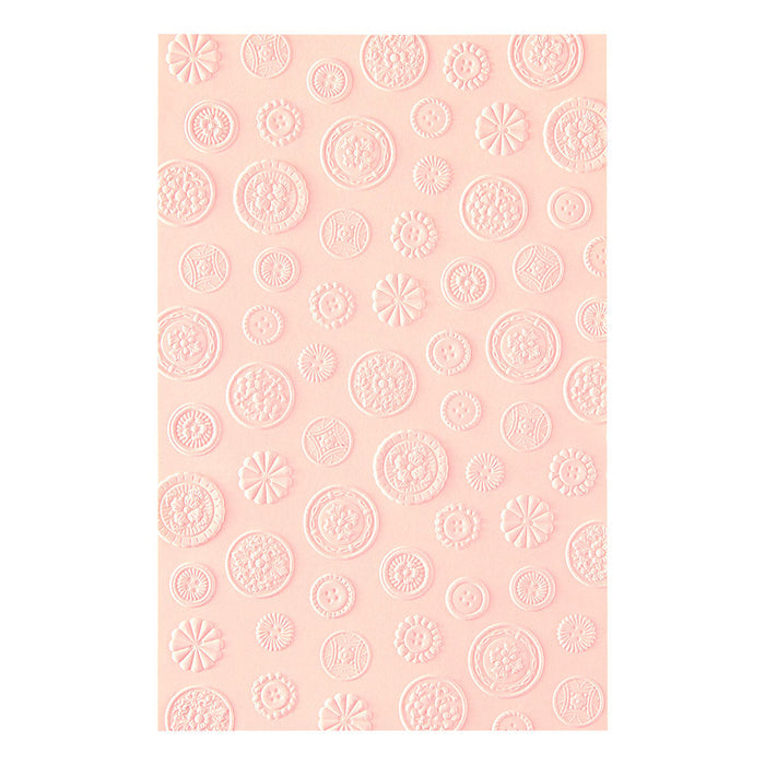 Haberdashery Buttons 3D Embossing Folder by Frank Garcia
