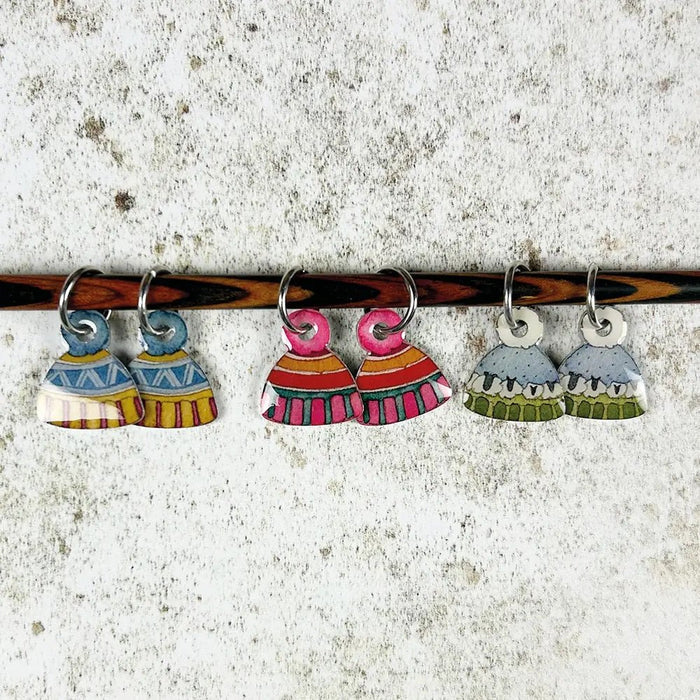 Hat Stitch Markers | Emma Ball - This is Knit