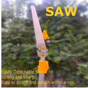 HECTARE ALUMINUM TELESCOPIC LONG REACH (10 FEET) CUT AND HOLD PRUNER WITH SAW