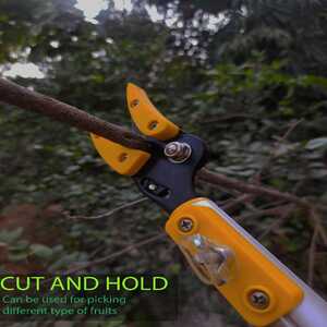 HECTARE ALUMINUM TELESCOPIC LONG REACH (10 FEET) CUT AND HOLD PRUNER WITH SAW