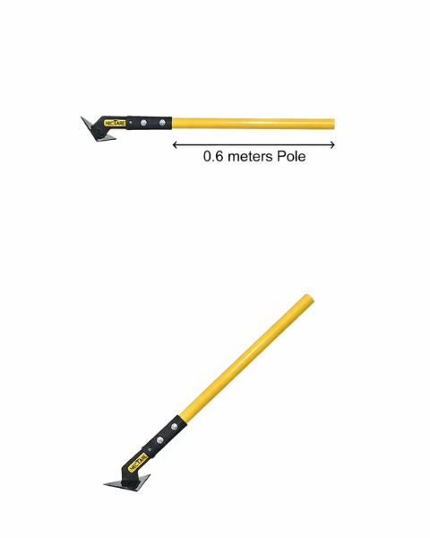 HECTARE SCUFFLE HOE WITH 61CM (2 FEET) POLE FOR PRECISE WEEDING MANUAL WEEDER