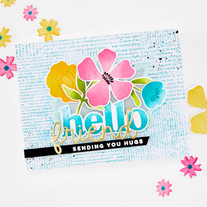 Hello Friend Die Set