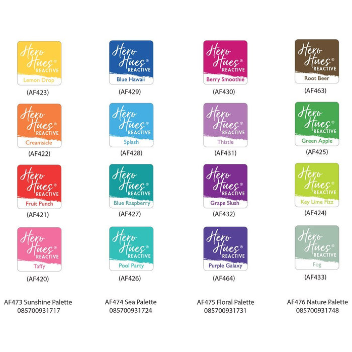 AF473 Sunshine Palette Reactive Cubes - Hero Arts