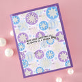 Holiday Harmony Stencil of the Month - finished card project