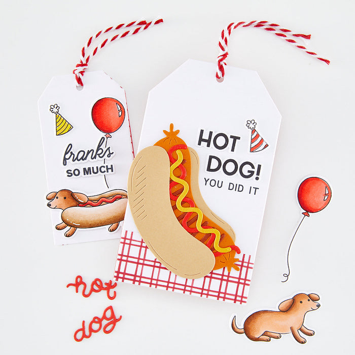 Hot Dog Clear Stamp Set