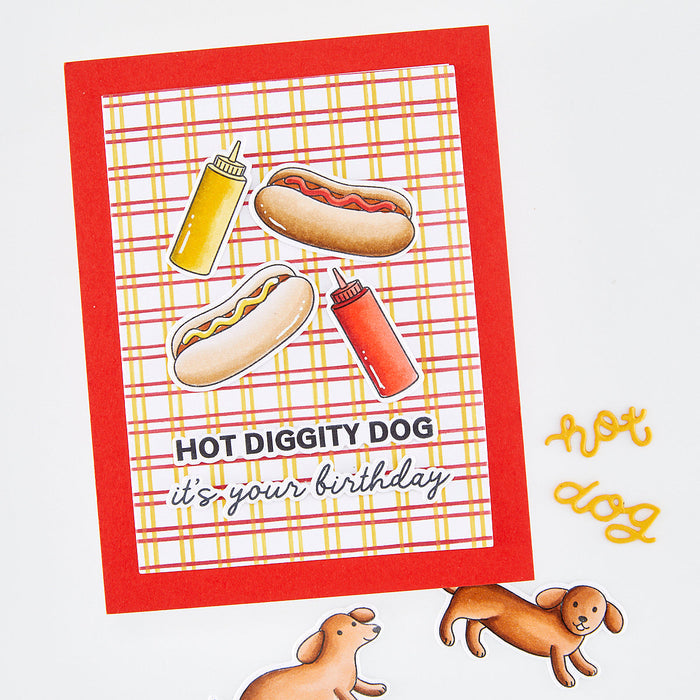 Hot Dog Clear Stamp Set
