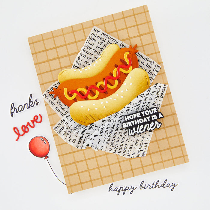 Hot Dog Clear Stamp Set