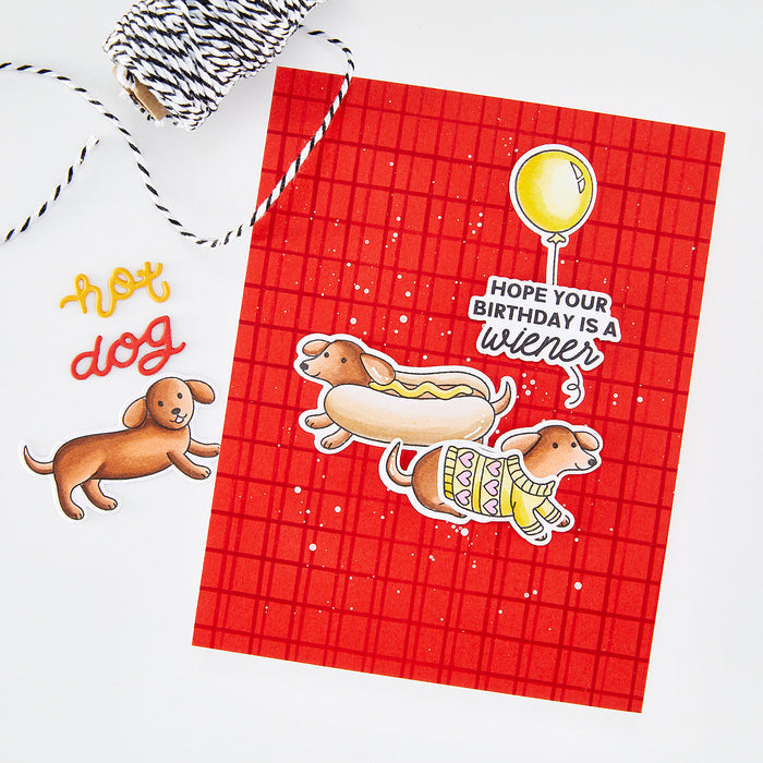 Hot Dog Clear Stamp Set