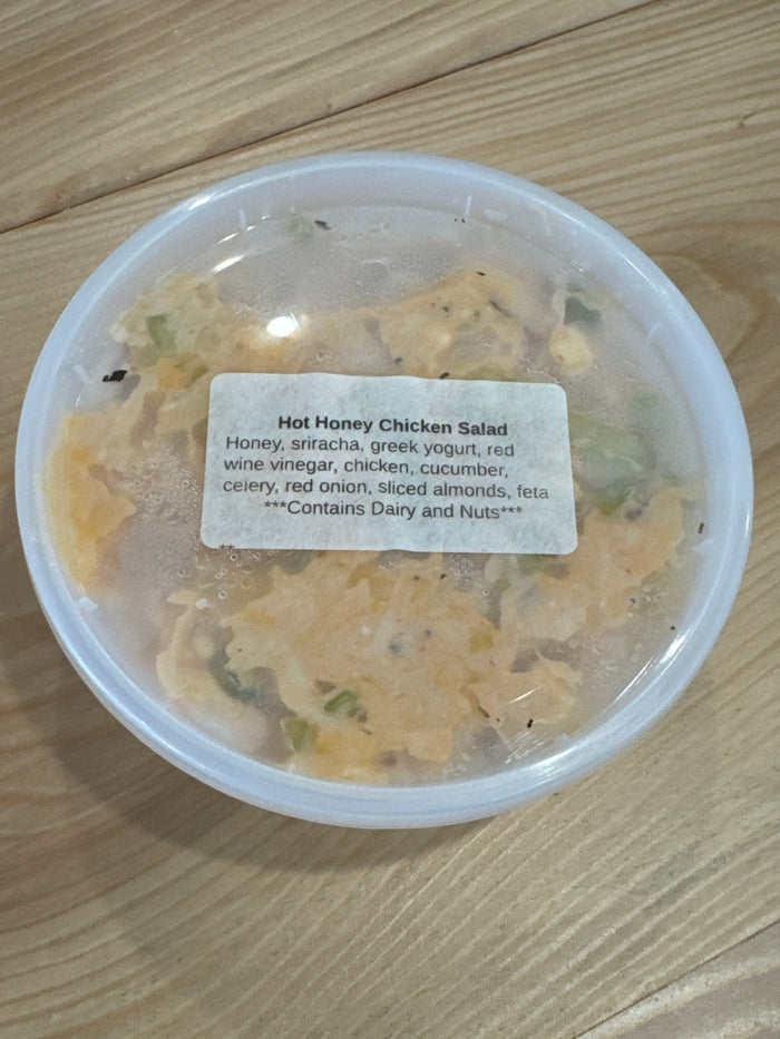 Hot honey chicken salad