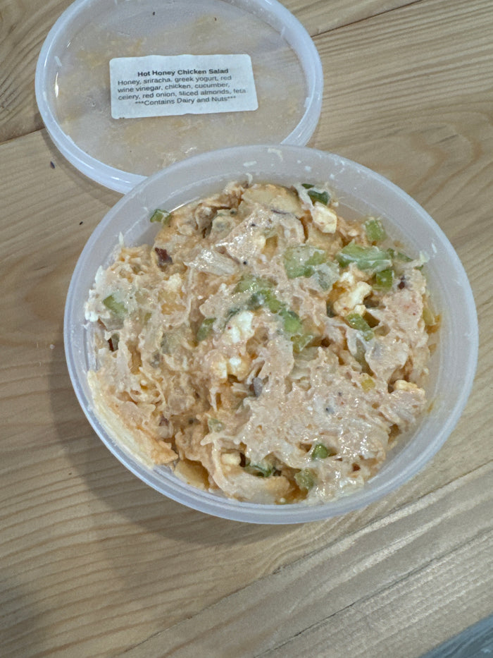 Hot honey chicken salad