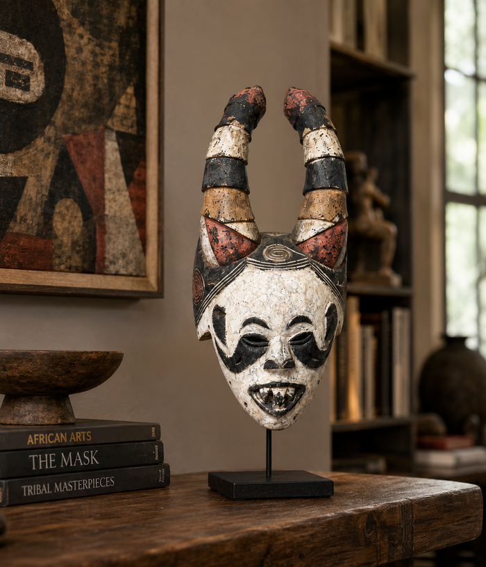 Ibo MMA (MMWO) Men's Secret Society Mask - Nigeria