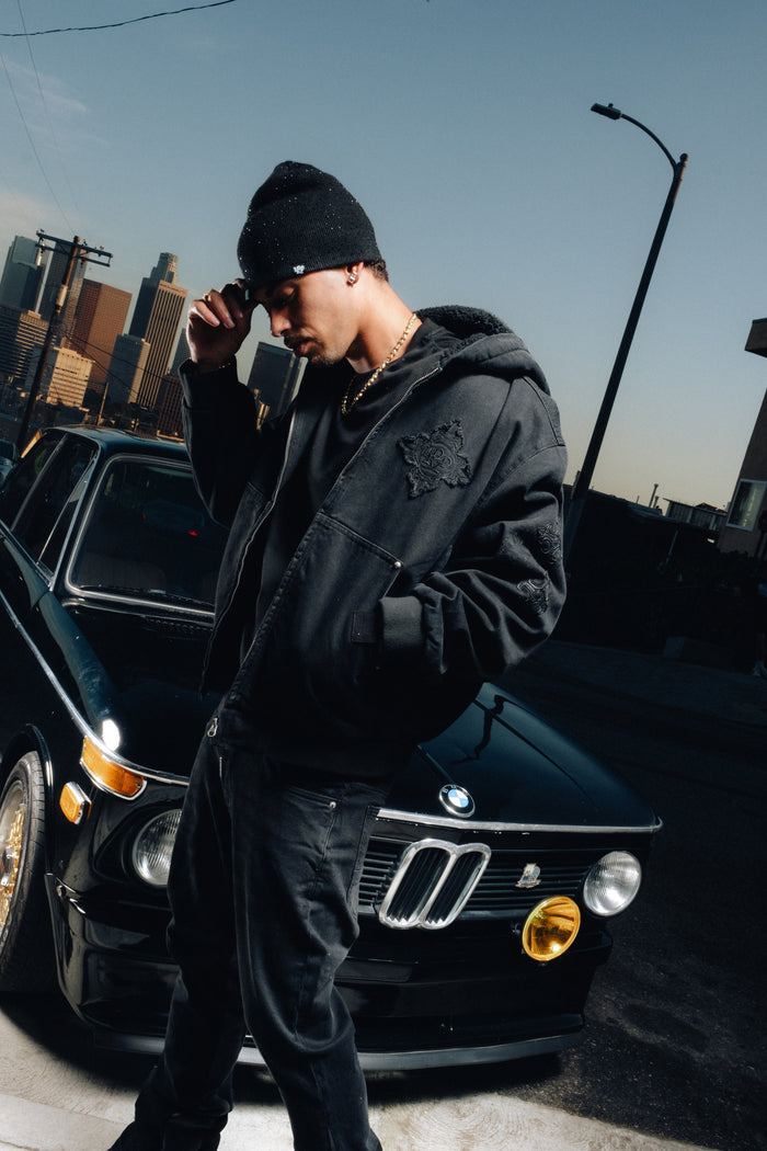 Icon Patch Jacket - Black