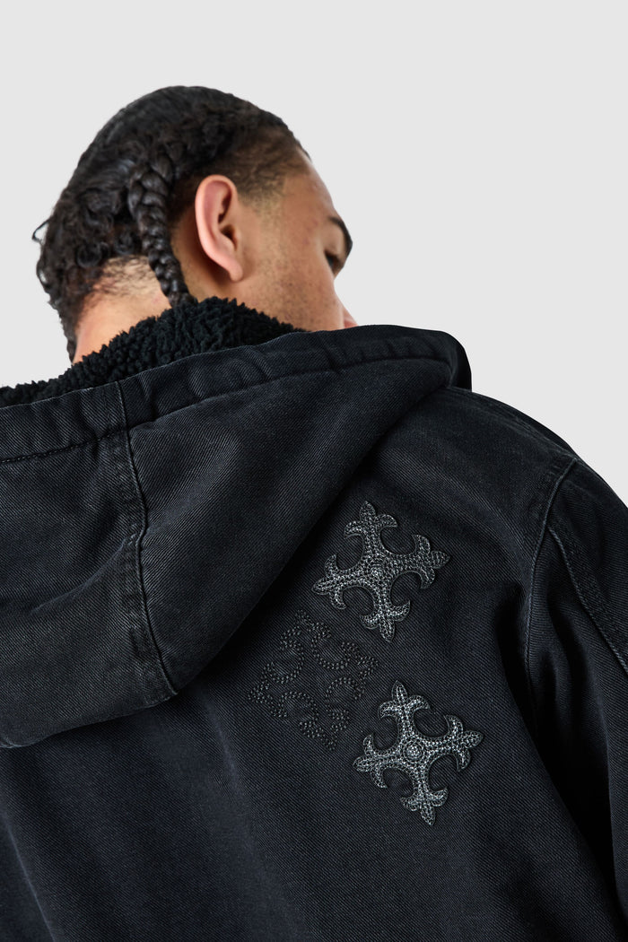 Icon Patch Jacket - Black