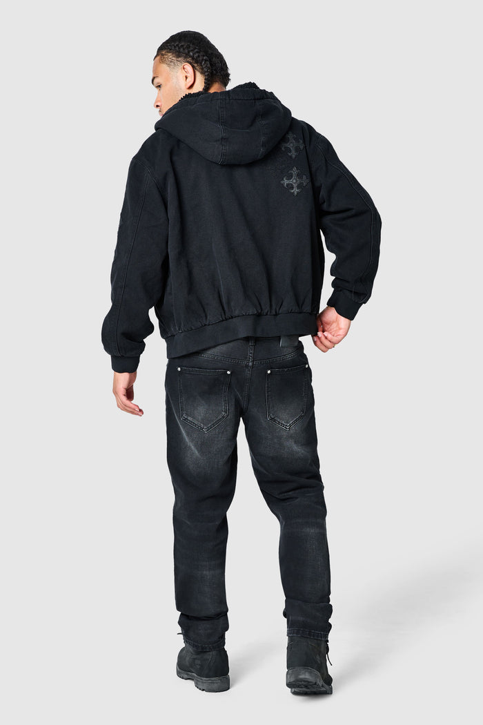 Icon Patch Jacket - Black