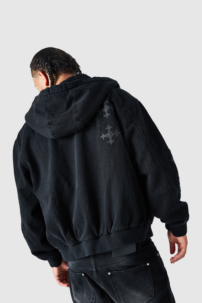 Icon Patch Jacket - Black