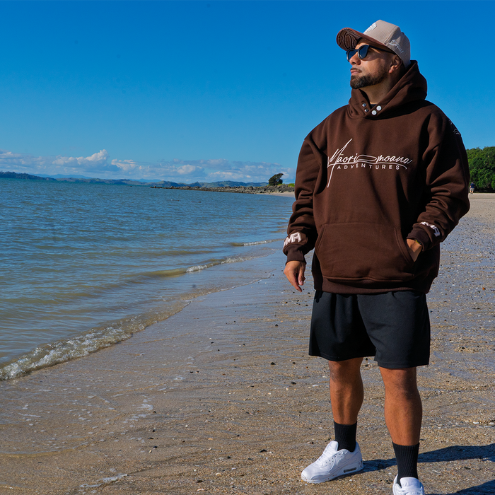 KAITIAKI HOODY (MOCHA)