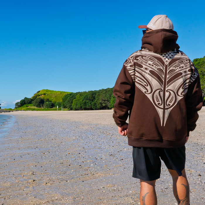 KAITIAKI HOODY (MOCHA)