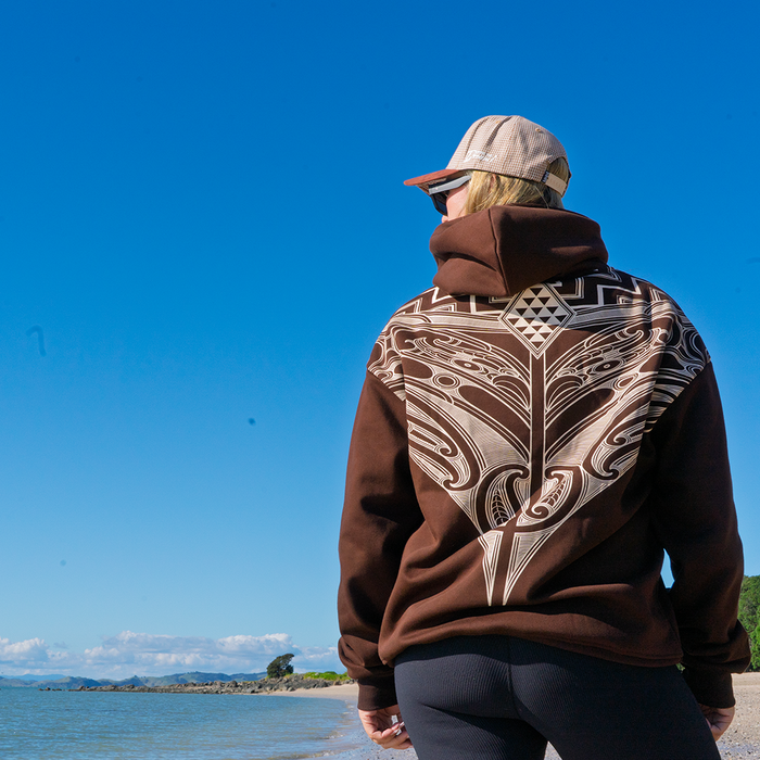 KAITIAKI HOODY (MOCHA)