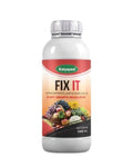 Katyayani Fix It plant growth regulator 1000 ml bottle featuring a basket of fruits and vegetables.
