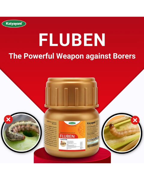 Katyayani Fluben (Flubendiamide 39.35% SC) – Broad-Spectrum Pest Control