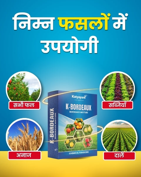 Katyayani K Bordeaux Mixture Fungicide (Copper: 20% w/w, Calcium: 5% w/w)