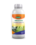 Katyayani MIKOCHIN Chlormequat Chloride 50% SL plant growth regulator bottle, showing cotton and crop graphics, 1000ml.