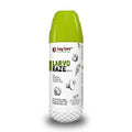 Kay Bee Larvo Raze botanical insecticide bottle with a green cap and white label for caterpillar control.