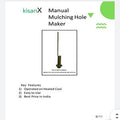 KISAN X MANUAL MULCHING HOLE MAKER