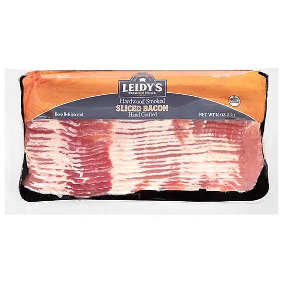 Leidy's Bacon PA Raised Duroc Pork 1 lb