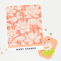 Lotus Field Letterpress + Foil Plate