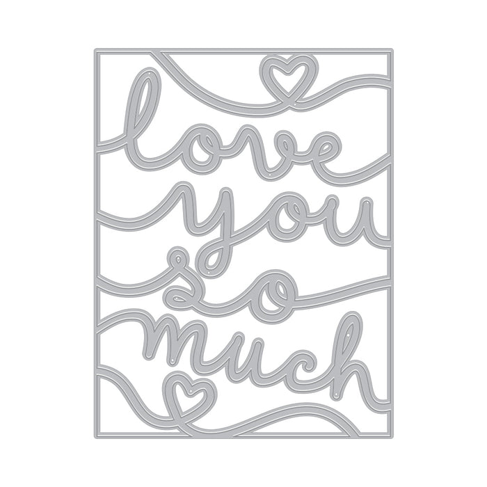 Love You So Much Cover Plate Dies