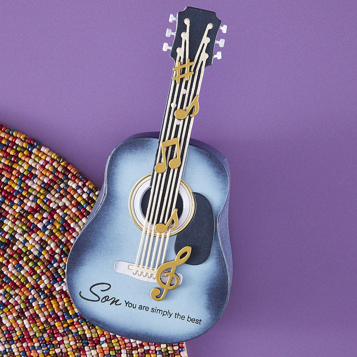 Majestic Guitar Etched Dies by Bibi Cameron
