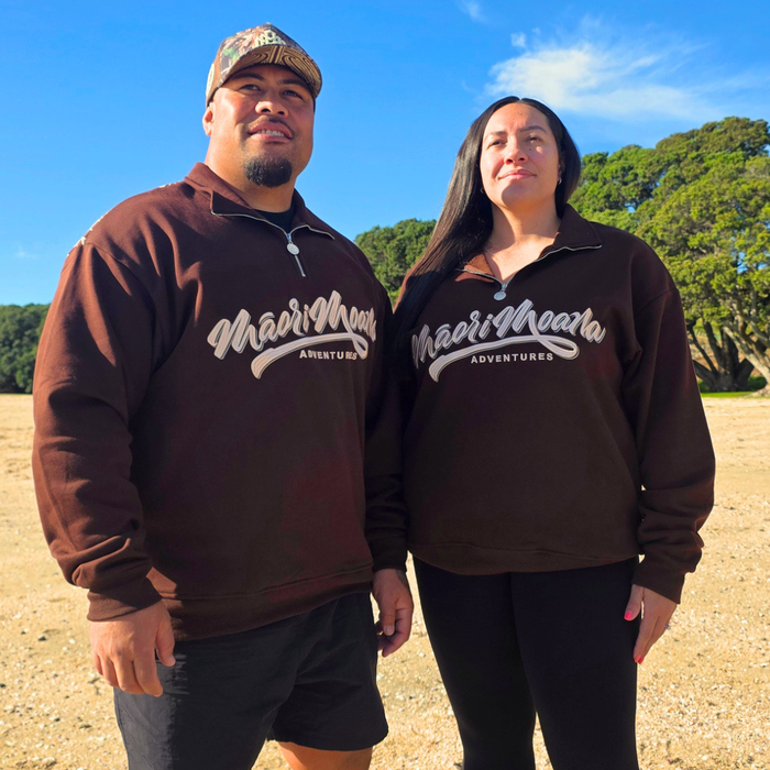 MANAIA QUARTER ZIP (Mocha)