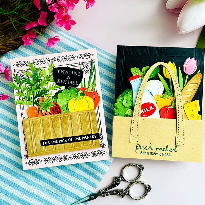 Market Crates- 3D Embossing Folder of the Month
