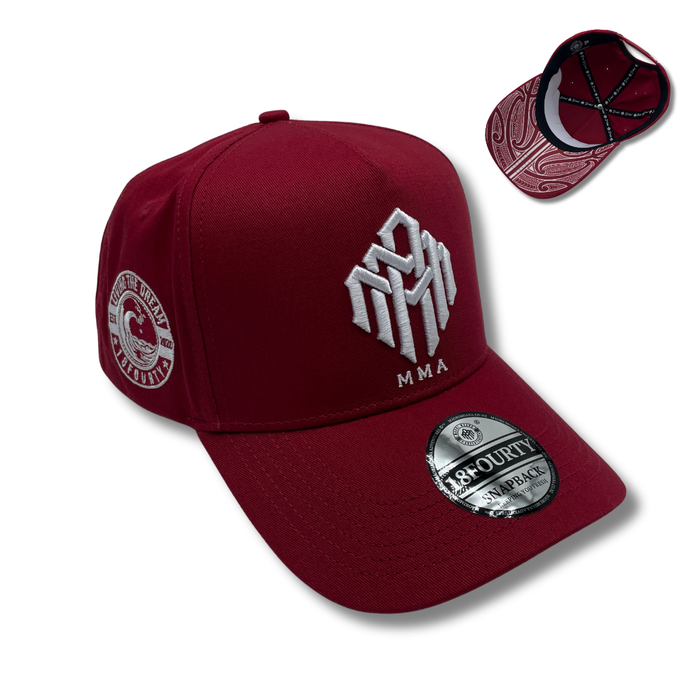 MAROON MMA SNAPBACK