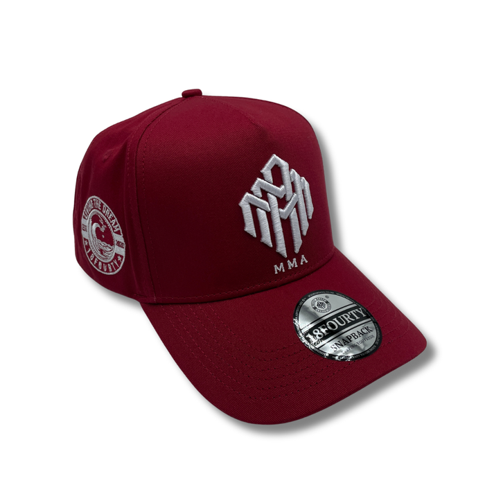MAROON MMA SNAPBACK