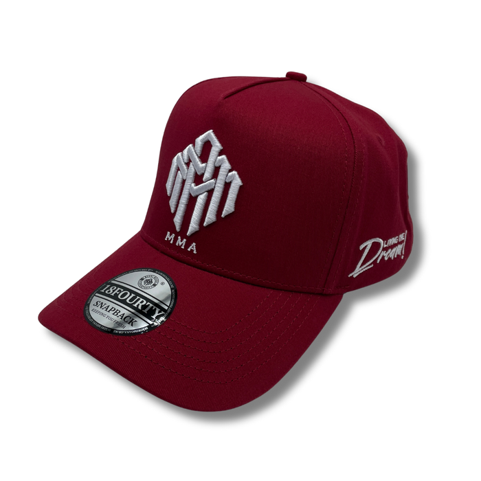 MAROON MMA SNAPBACK
