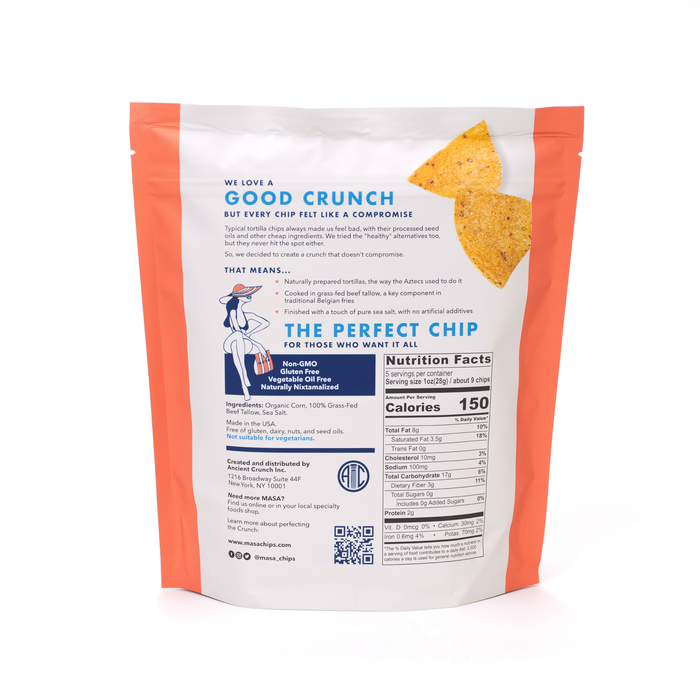 MASA Chips, Original, 5oz Bag Case