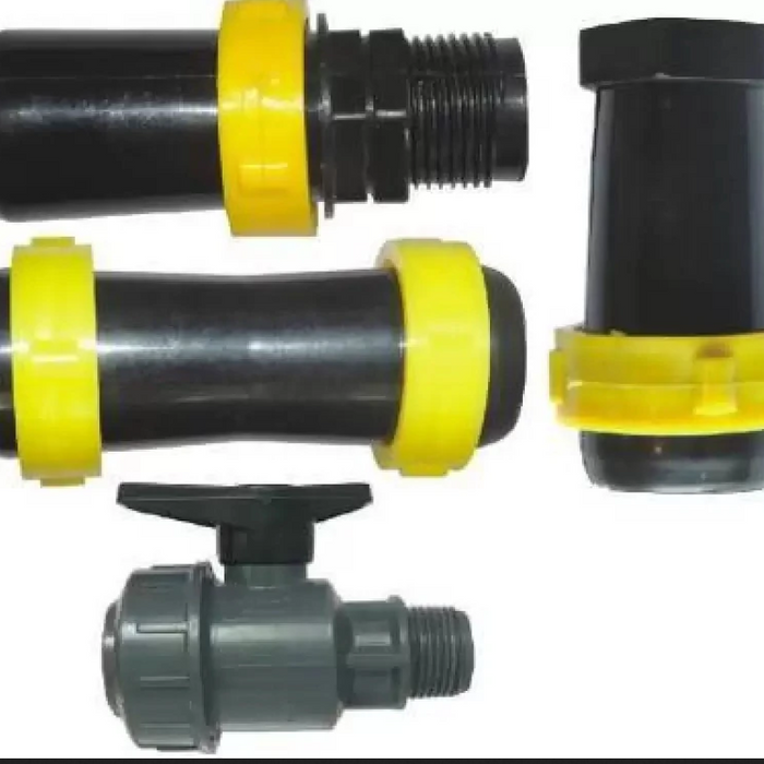 Mipatex Rain Hose Pipe With Male Adapter Joiner End Cap And Valve